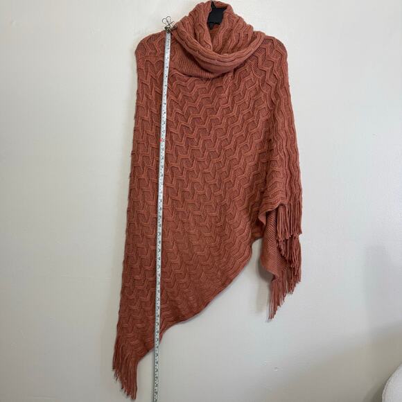 Just be... Dusty Rose Poncho Size Small - Picture 2 of 8